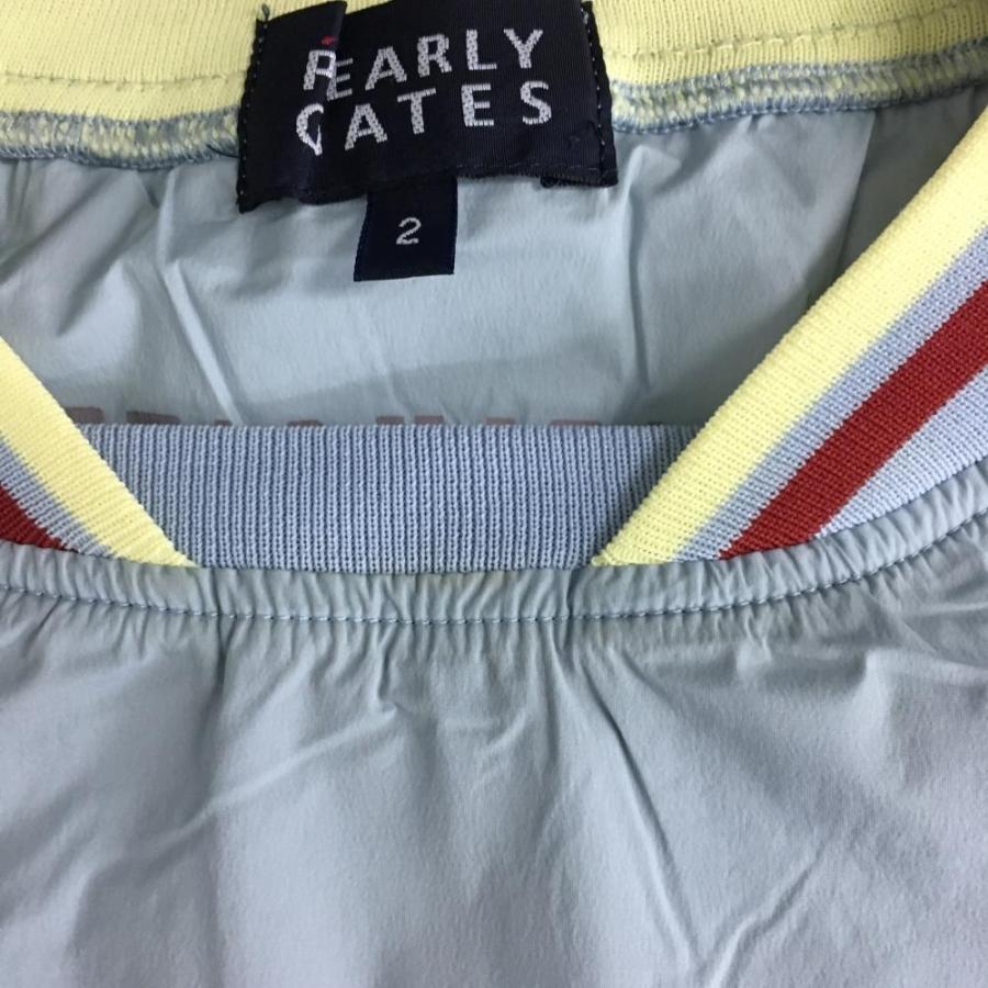 PEARLY GATES（パーリーゲイツ） 半袖ナイロンスニード ライトブルー