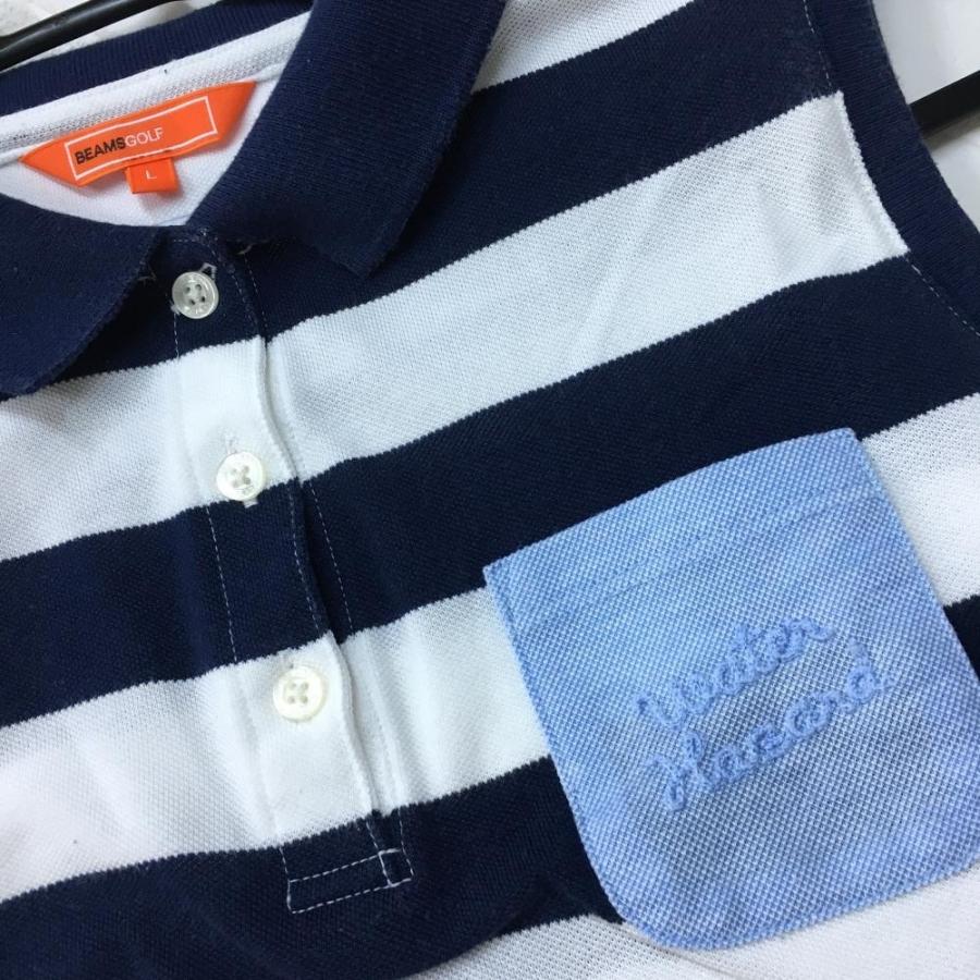 Beams Golf ノースリーブポロシャツ ネイビー 40%OFF価格／BEAMS GOLF ビームスゴルフ ノースリーブポロシャツ