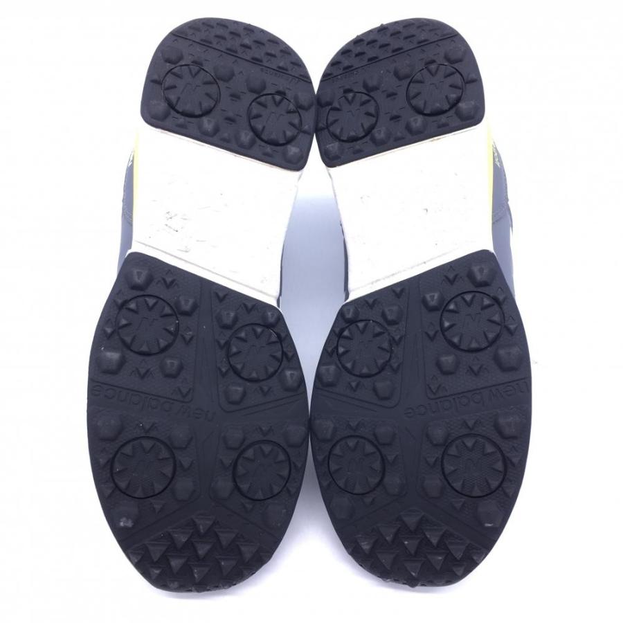 美品】New Balance ニューバランスゴルフ ゴルフシューズ グレー