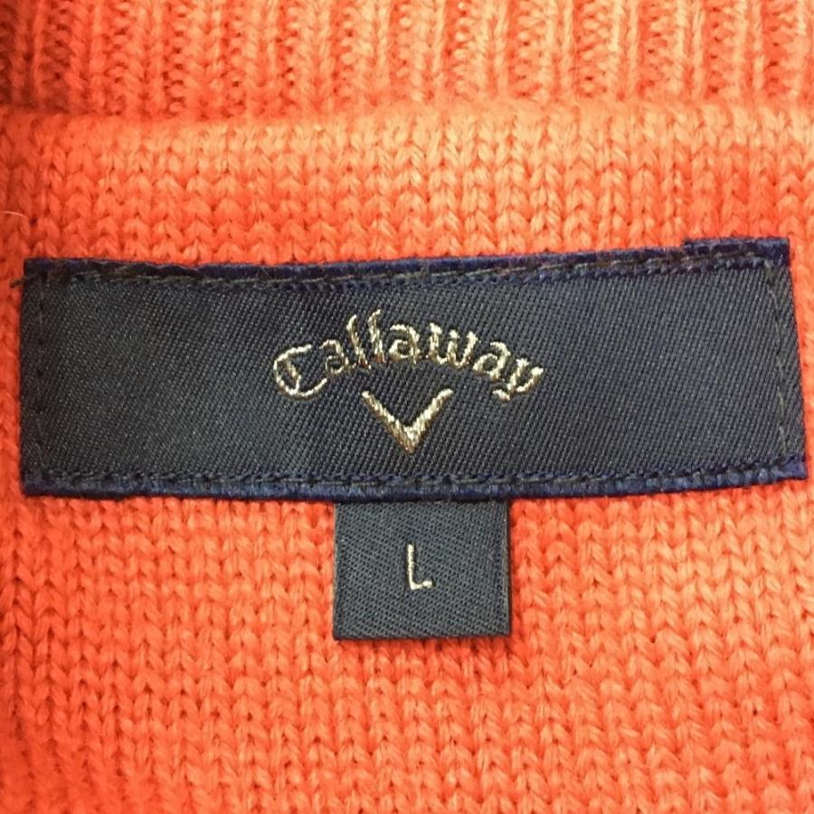 60%OFF価格 Callaway キャロウェイ ニットジャケット レッド×ネイビー