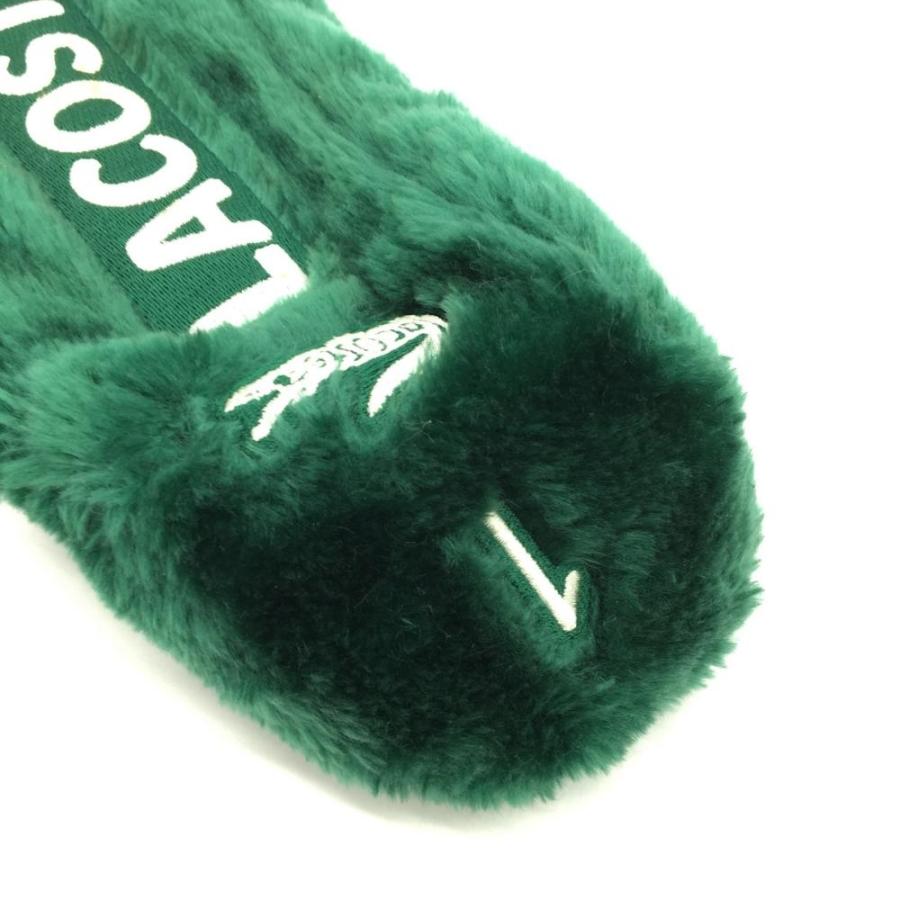 美品　LACOSTE ゴルフクラブケース　ラコステグリーン 30%OFF価格／LACOSTE ラコステ ヘッドカバー グリーン 1W用 ボア