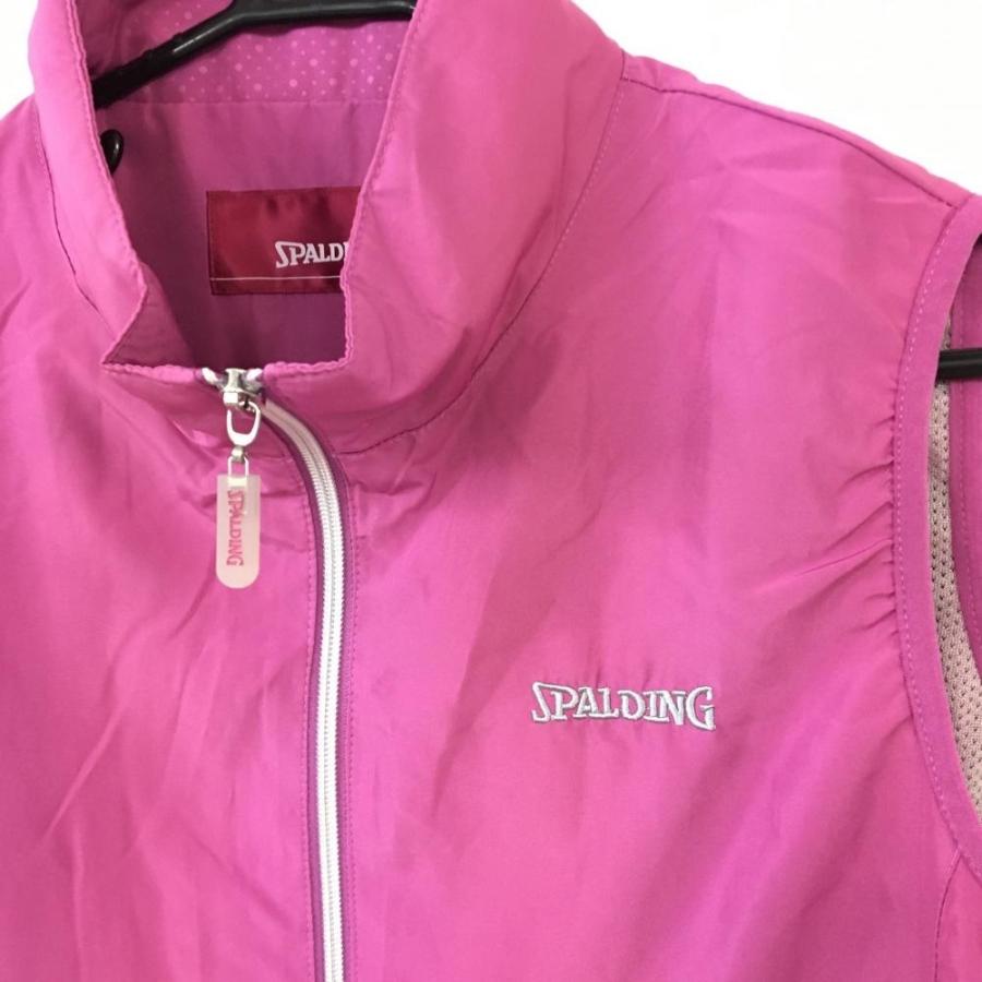 20%OFF価格／(美品)SPALDING スポルディング ベスト ピンクパープル