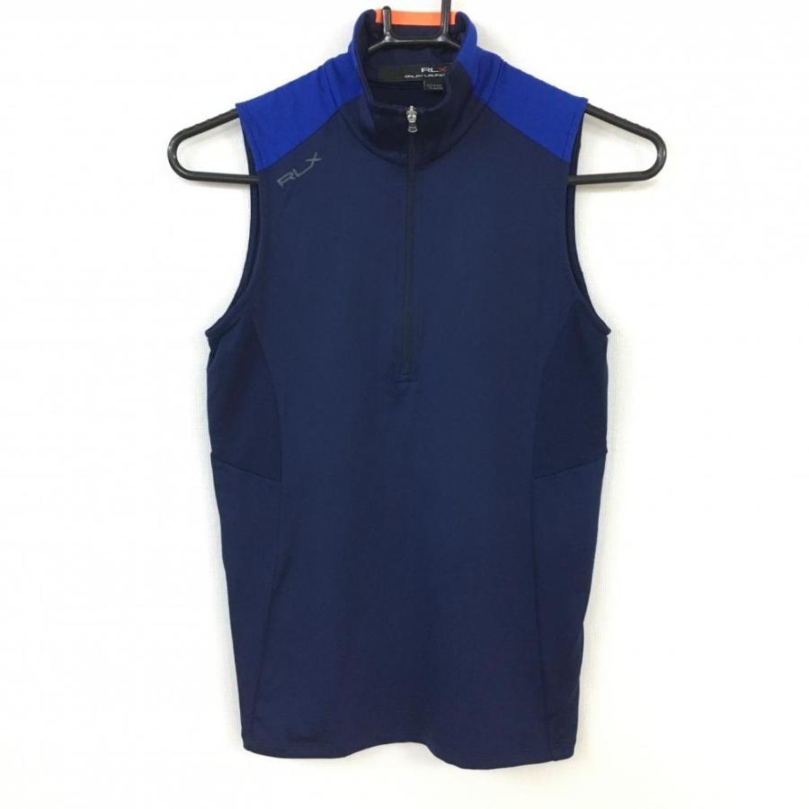 RLX RALPH LAUREN ノースリーブポロシャツ XS ネイビー 50%OFF価格／Ralph Lauren RLX ラルフローレン ノースリーブ