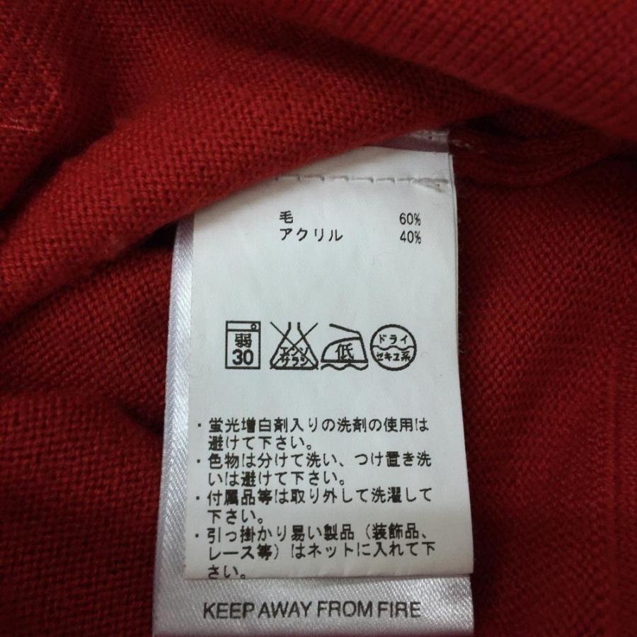 J.LINDEBERG レッド ニットセーター J.LINDEBERG（ジェイリンドバーグ） セーター レッド ウール混 メンズ