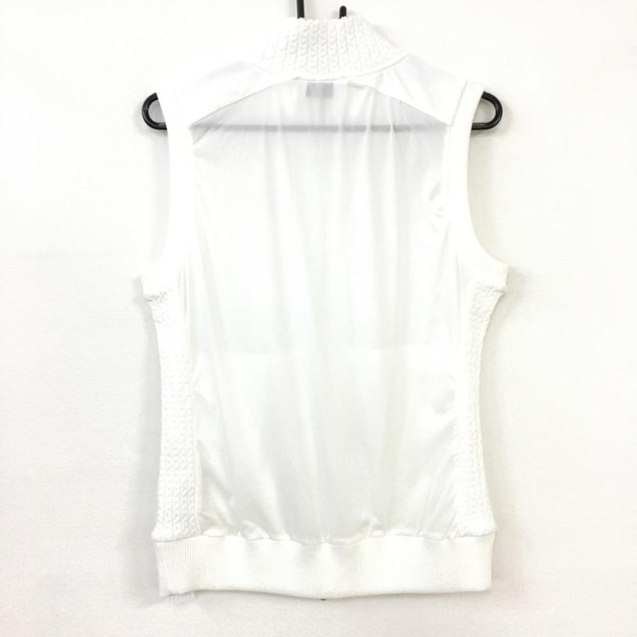 Munsingwear マンシングウェア ベスト 白 フロントジップ レディース L