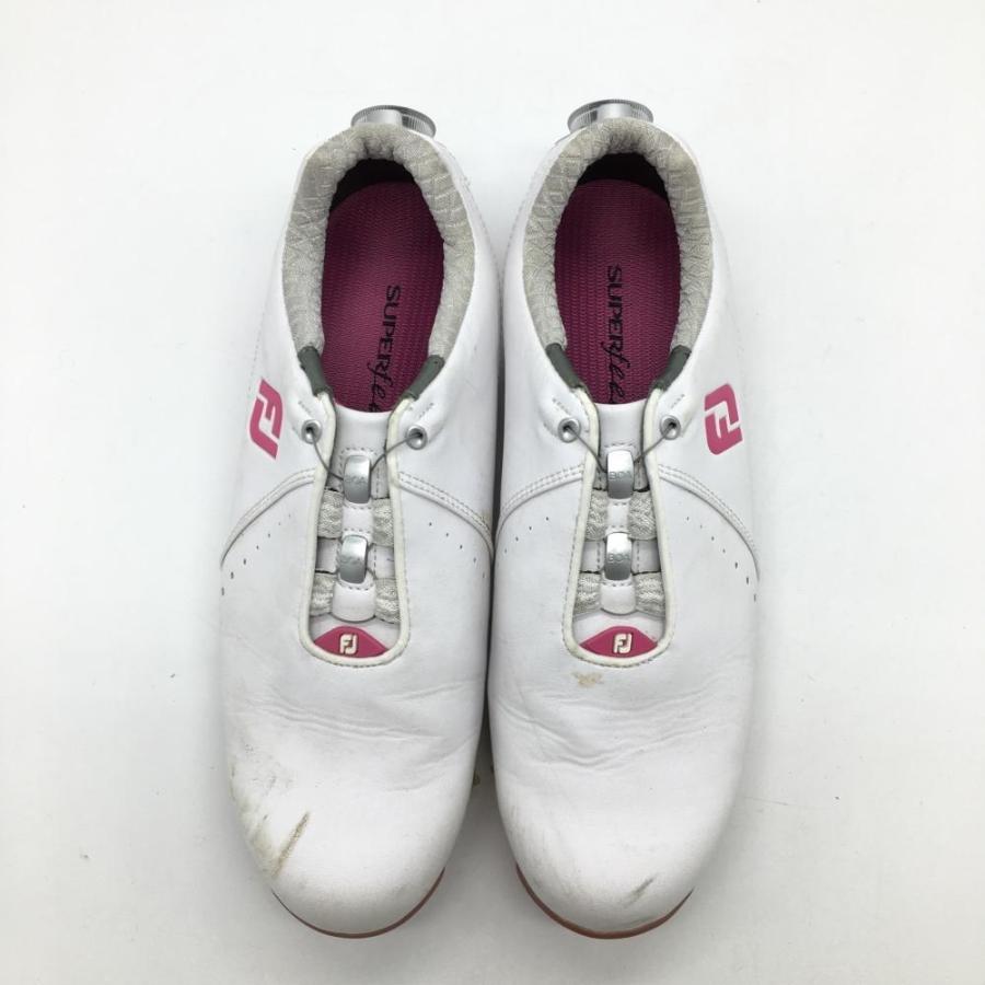 美品　FJ ゴルフシューズ BOA ホワイト/ピンク WOMEN'S FJ フューエル スポーツ BOA - FootJoy Japan