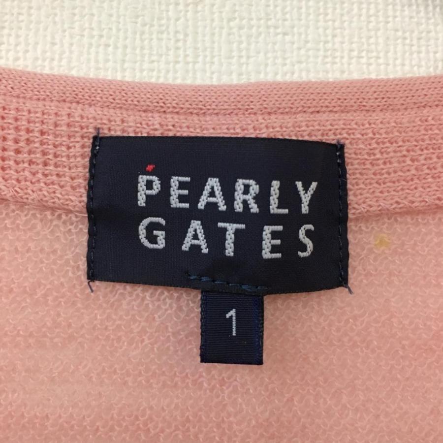 PEARLY GATES（パーリーゲイツ） ニットカーディガン ピンク ウール100