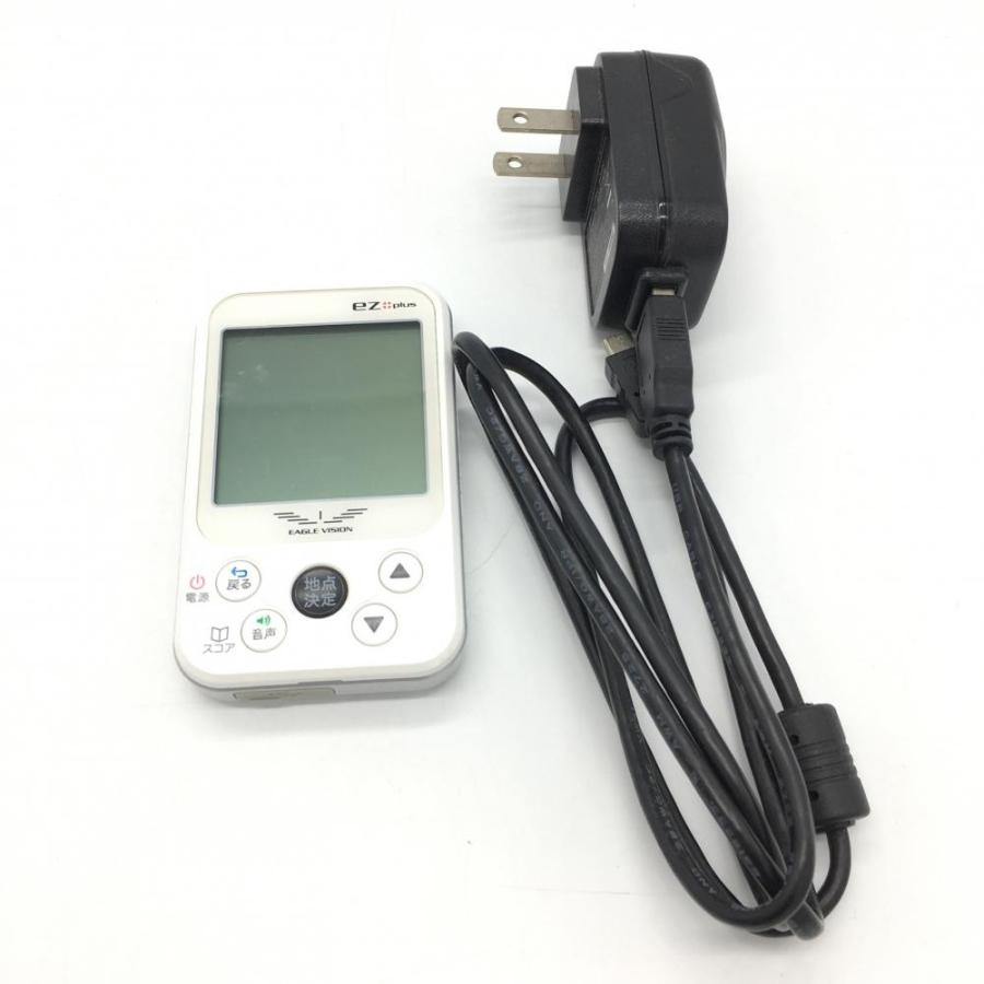 ゴルフ　イーグルビジョン　SD付き EAGLE VISION イーグルビジョン GPSゴルフナビ ホワイト ez plus 通電