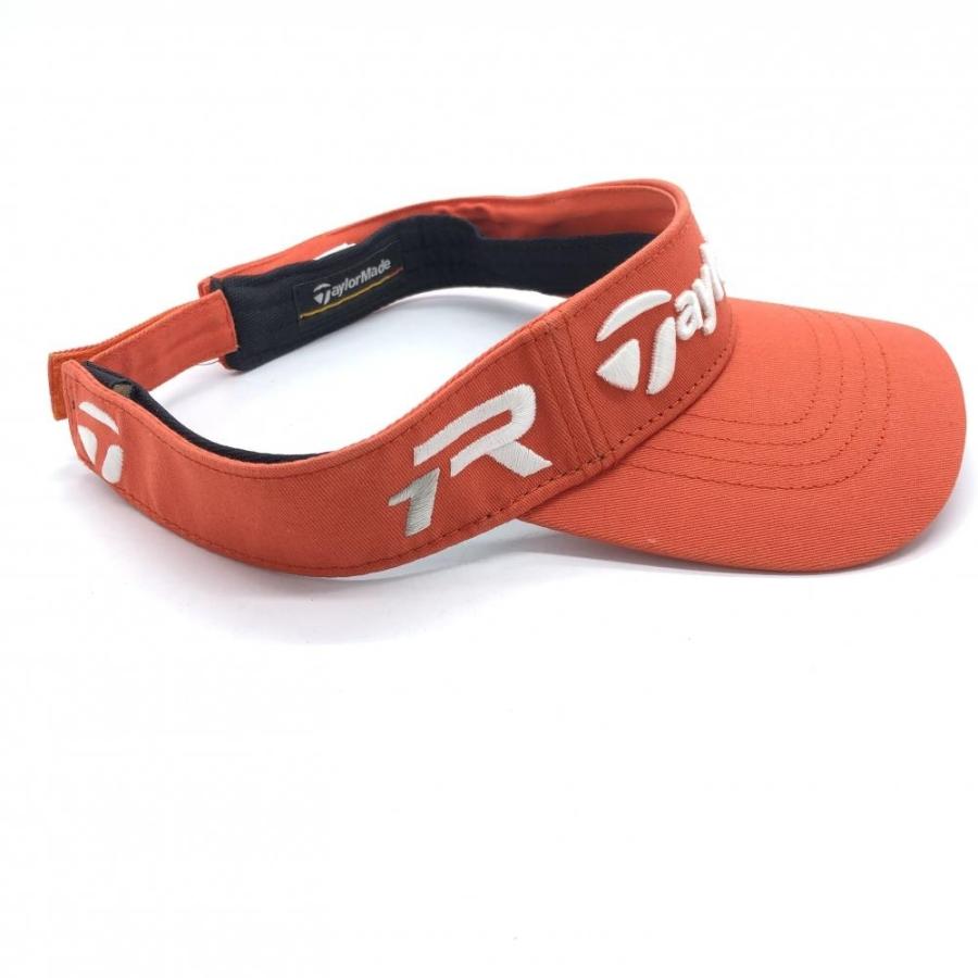 偉大な 美品 Taylormade テーラーメイド サンバイザー オレンジ 白 立体ロゴ刺しゅう フリー 57cm 59cm ゴルフウェア Dprd Jatimprov Go Id
