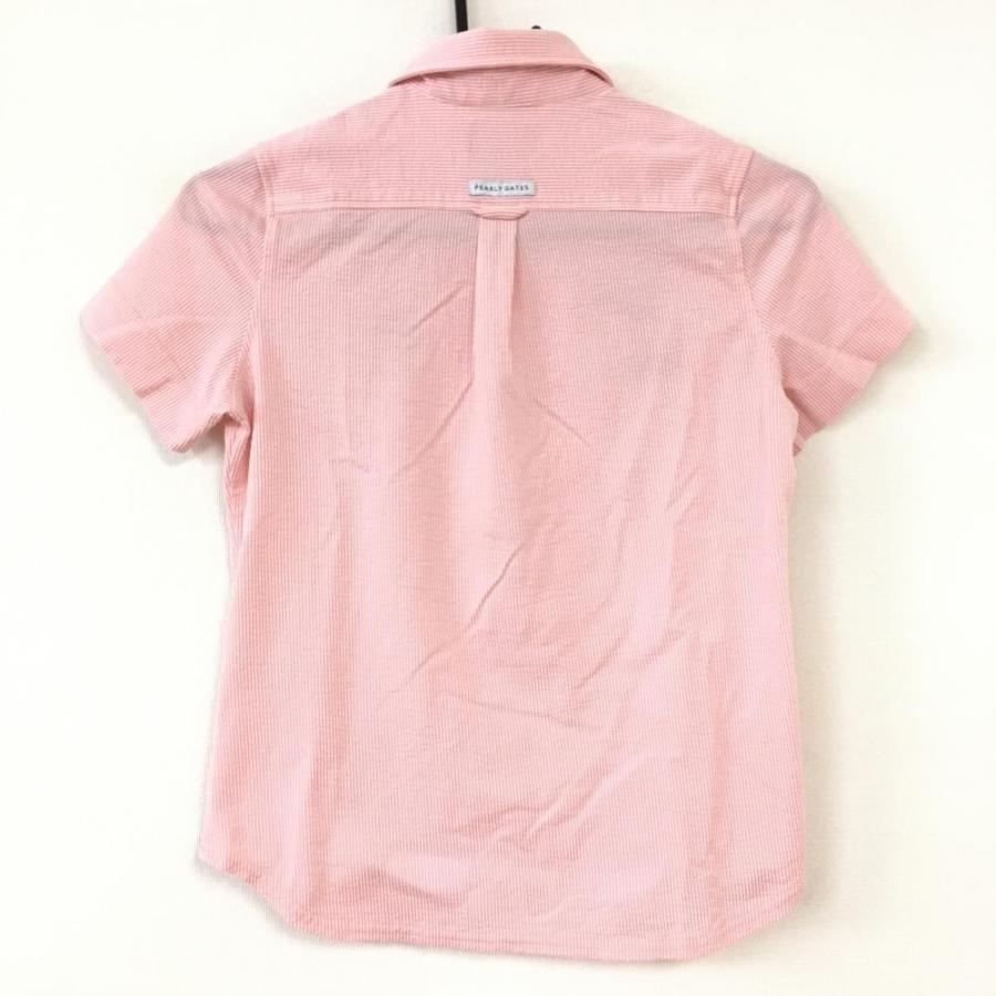 新品♪パーリーゲイツ レディース　ウエア　サラサラ生地　半袖ポロシャツ　１ パーリーゲイツ PG 胸ポケット付き半袖ポロシャツ レディースゴルフ