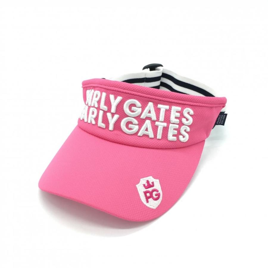 【美品】PEARLY GATES サンバイザー ピンク 30周年記念モデル ☆40%OFF価格☆【美品】PEARLY GATES パーリーゲイツ サンバイザー