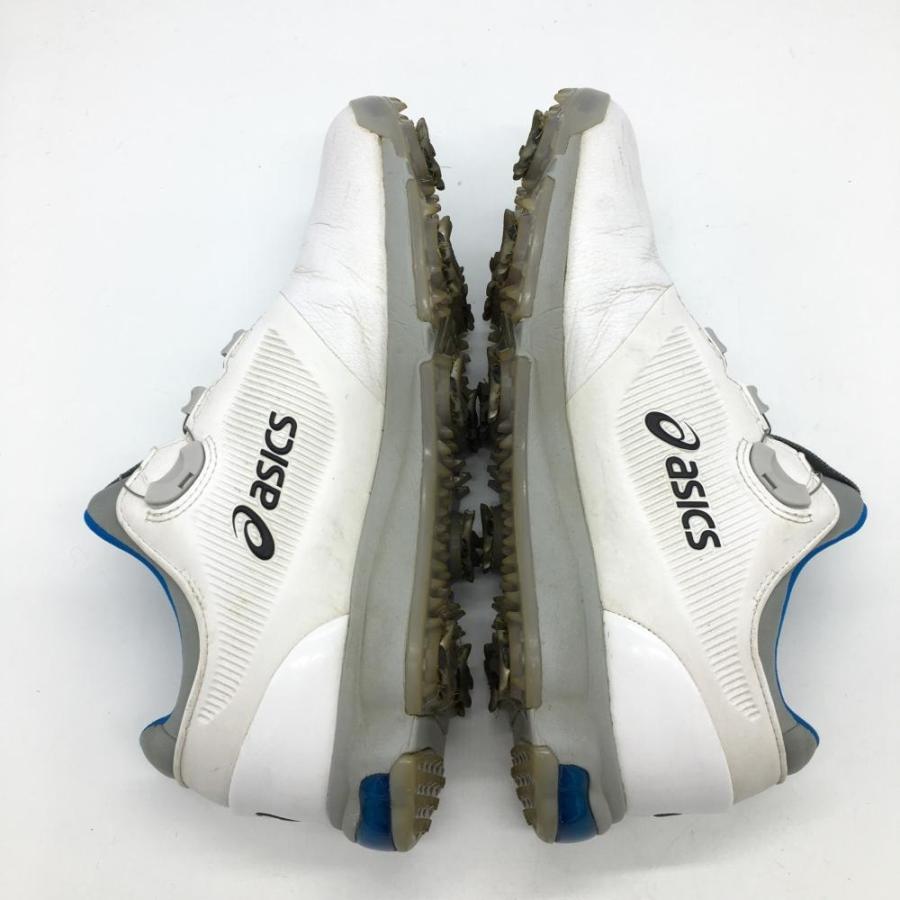 asics アシックス ゴルフシューズ 白×ブルー ゲルエース TGN922