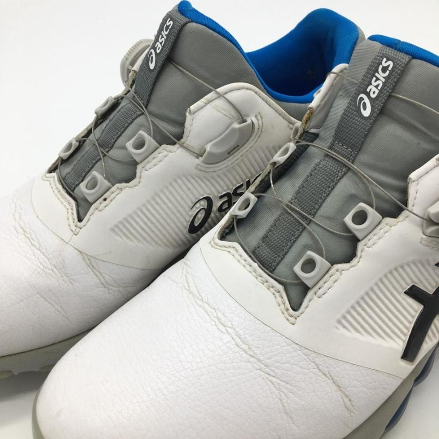 asics アシックス ゴルフシューズ 白×ブルー ゲルエース TGN922 BOA