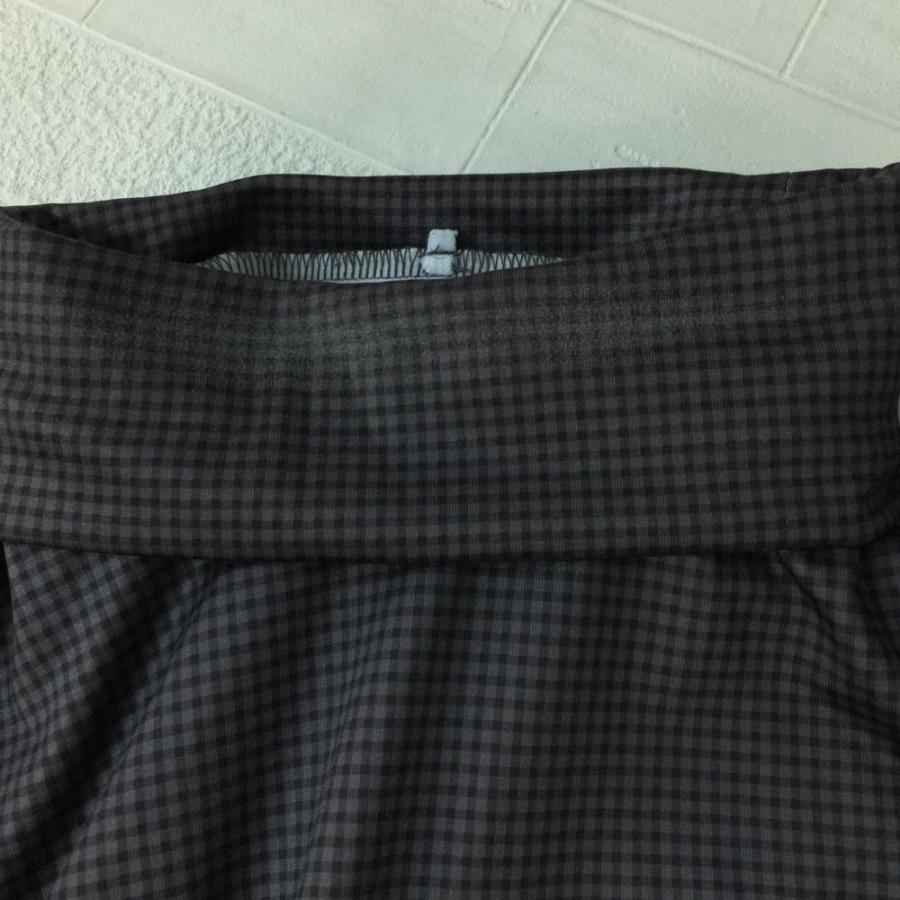 TITLEIST チェック柄 ハイネック長袖シャツ スカートセット TITLEIST タイトリスト 長袖ハイネックシャツ ブラウン チェック柄 総