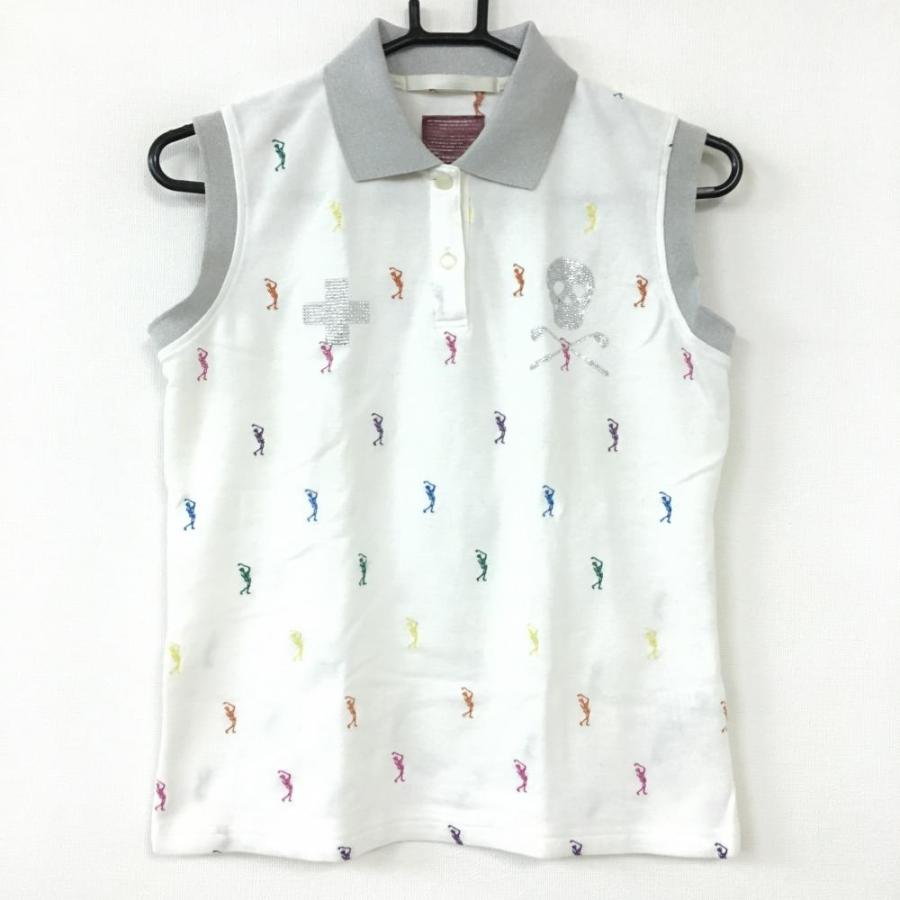 40%OFF価格／MARK＆LONA マークアンドロナ ノースリーブポロシャツ 白 