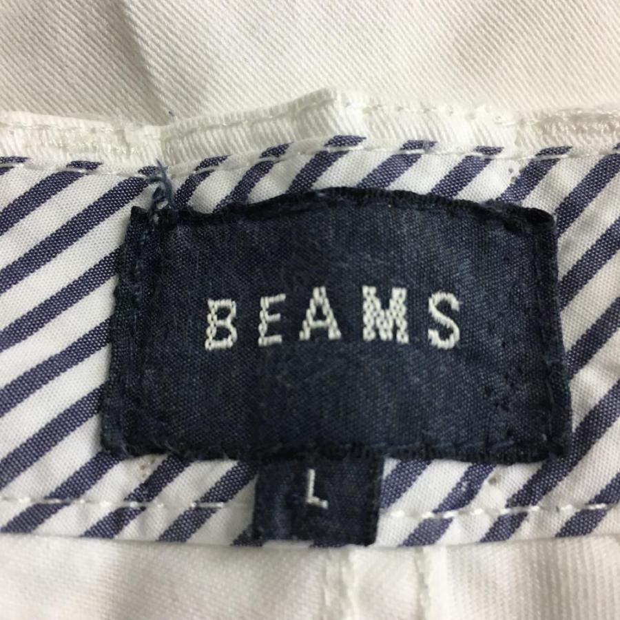 ☆40%OFF価格☆【美品】BEAMS GOLF ビームス ハーフパンツ 白×ネイビー