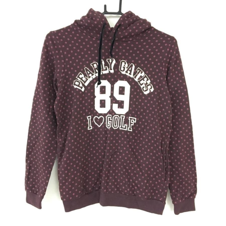 70%OFF価格／(美品)PEARLY GATES パーリーゲイツ スウェットパーカー
