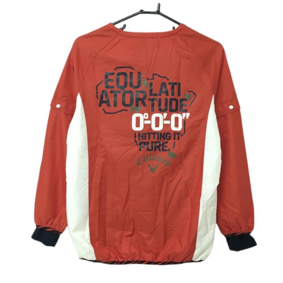 Callaway メンズスニード Callaway（キャロウェイ） スニード レッド×白 2WAY袖着脱可 裏地