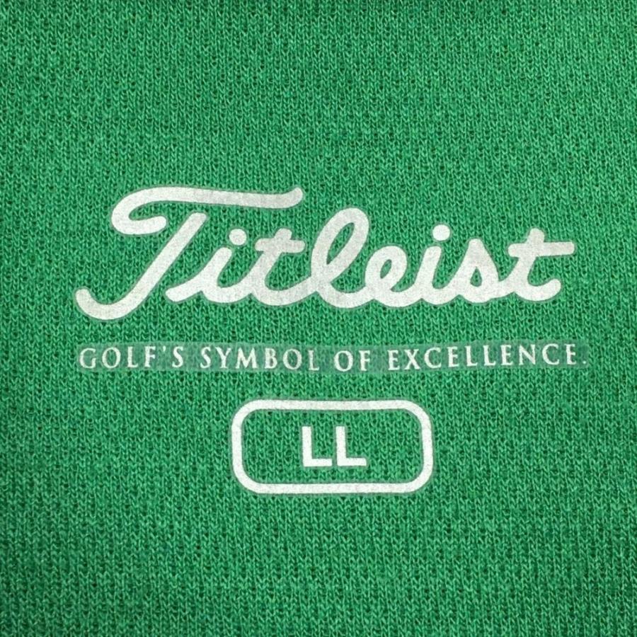 Titleist タイトリスト 半袖ポロシャツ グリーン ボタンダウン Titleist タイトリスト 半袖ポロシャツ グリーン ボタンダウン