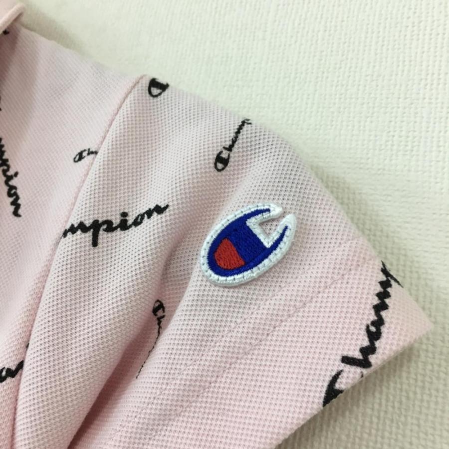 激安正規 40 Off価格 新品 Champion チャンピオン ワンピース ライトピンク 黒 ロゴ 総柄 レディース Small ゴルフウェア Wantannas Go Id