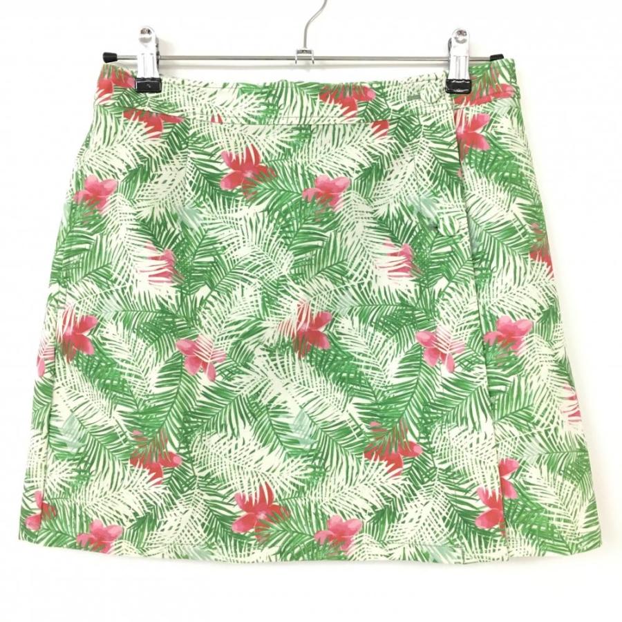 マンシングウェア ラップスカート グリーン×白 リーフ×花 総柄 レディース 11 ゴルフウェア Munsingwear（超美品）／45%OFF価格  :1-240001071867:レオナード - 通販 - Yahoo!ショッピング