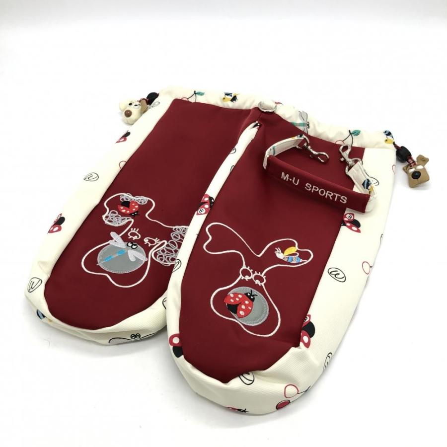 超美品】M・U SPORTS MUスポーツ シューズケース アイボリー