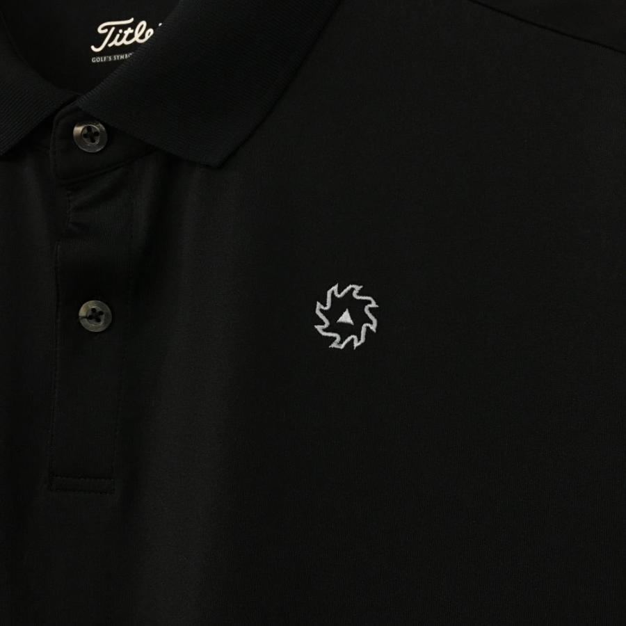 美品】TITLEIST タイトリスト 半袖ポロシャツ 黒 VOKEY DESIGN 美品】TITLEIST タイトリスト 半袖ポロシャツ 黒 VOKEY DESIGN