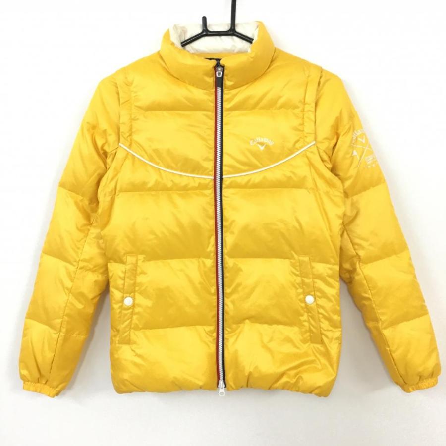 Callaway（キャロウェイ） 2WAYダウンジャケット オレンジイエロー