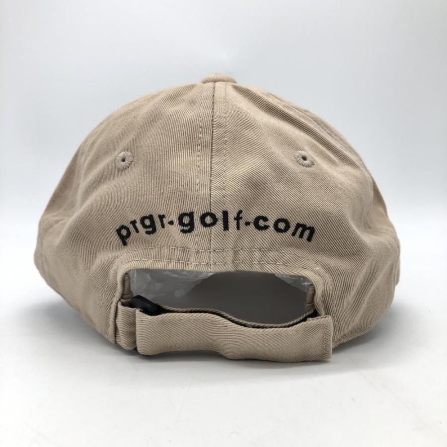 40%OFF価格／(美品)PRGR プロギアゴルフ キャップ ベージュ×黒