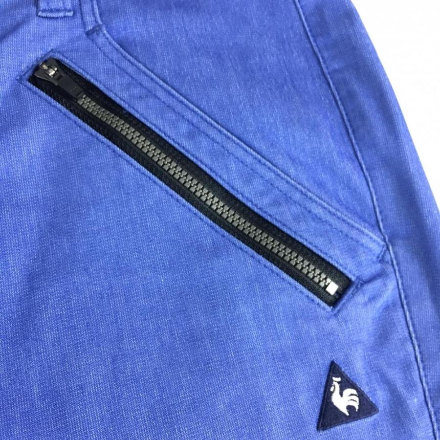 le coq sportif（ルコックスポルティフ） ルコック パンツ ブルー ロゴ