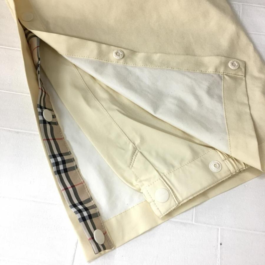 BURBERRY バーバリーゴルフ ナイロンパンツ クリーム色 裏 BURBERRY バーバリーゴルフ ナイロンパンツ クリーム色 裏