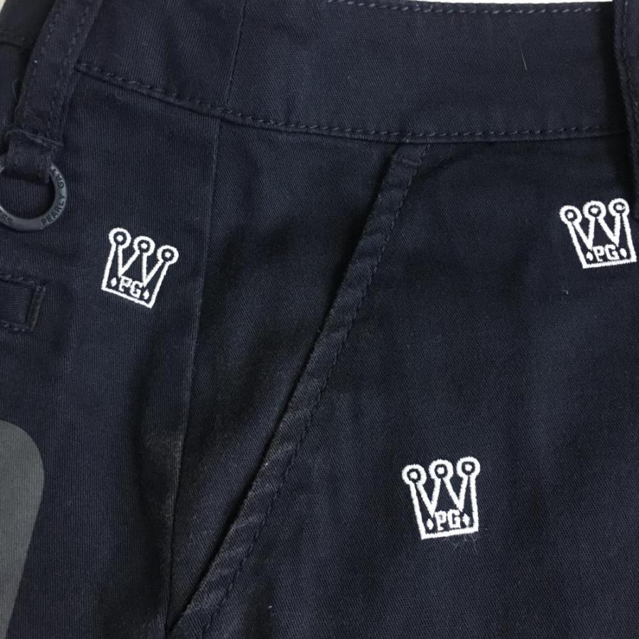 20%OFF価格／PEARLY GATES パーリーゲイツ スカート ネイビー×白 王冠