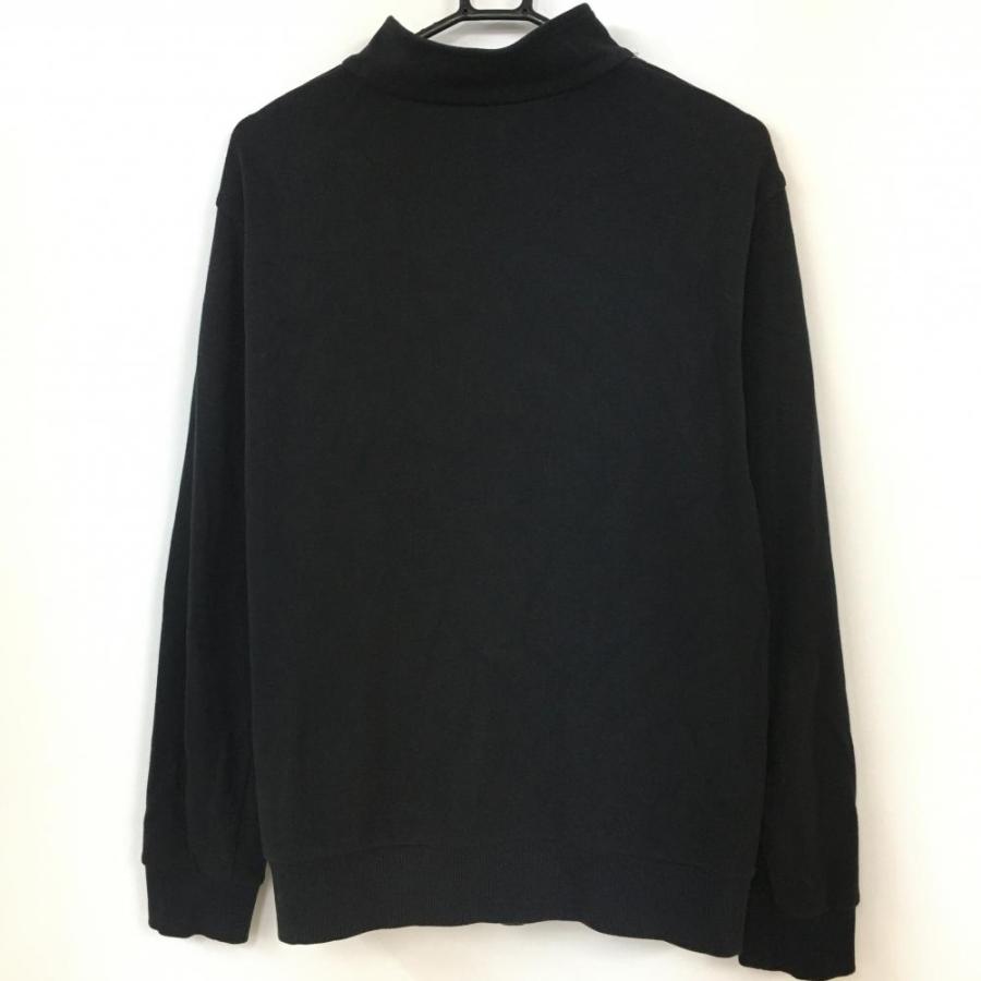 adabat ハイネック　ブルオーバー 10%OFF価格／adabat アダバット 長袖ハイネックシャツ 黒×グレー プル