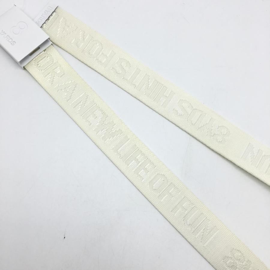 8YARDS ハチヤーズ ガチャベルト 白 レディース ゴルフウェア