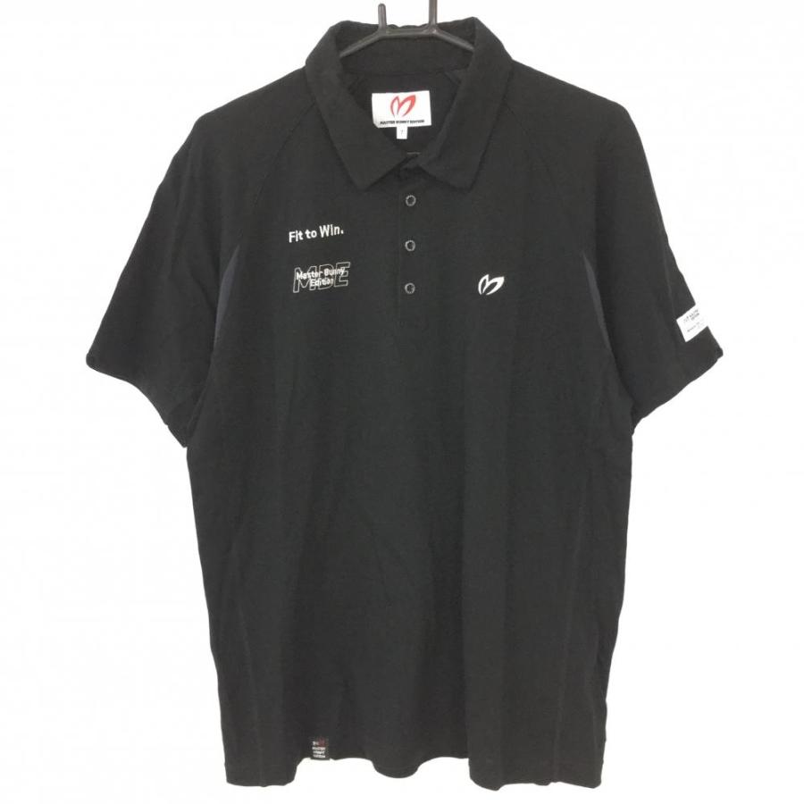 MASTER BUNNY EDITION ブラックポロシャツ 【サイズ7】 MASTER BUNNY EDITION（マスターバニーエディション） マスターバニー