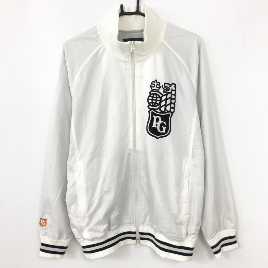 美品】PEARLY GATES パーリーゲイツ ジャケットブルゾン アイボリー×黒