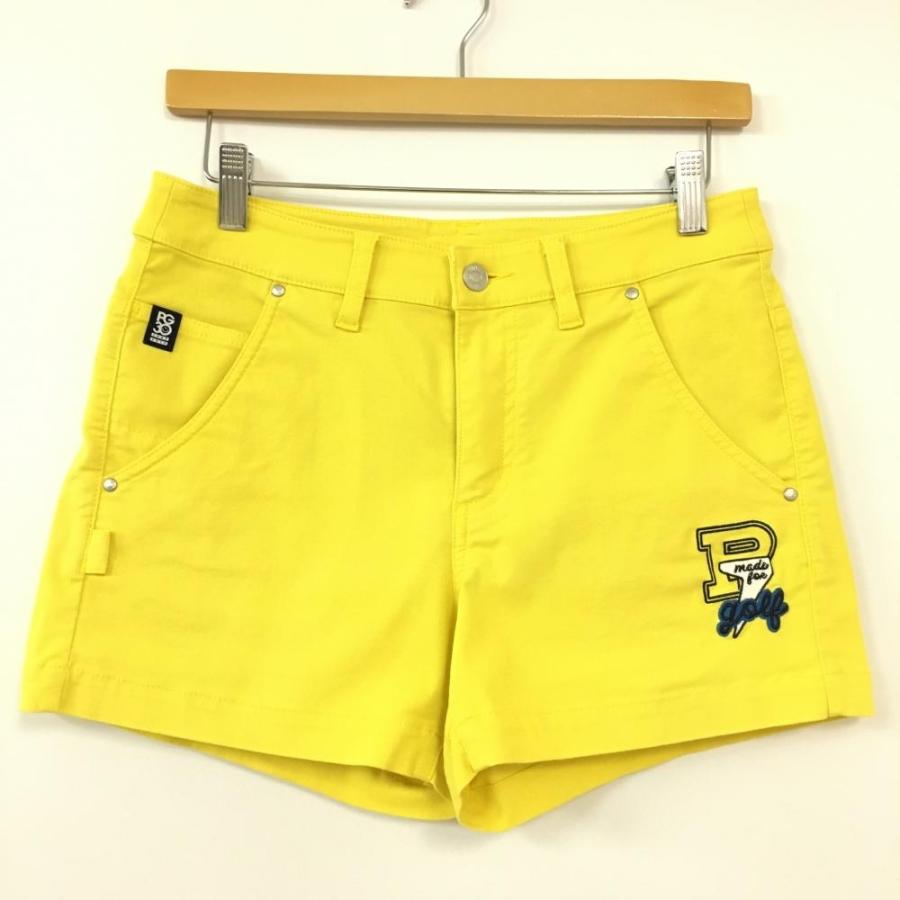 新品パーリーゲイツ ショートパンツ イエロー-