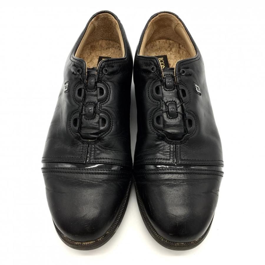 30%OFF価格／FootJoy フットジョイ ゴルフシューズ 黒 アイコン 