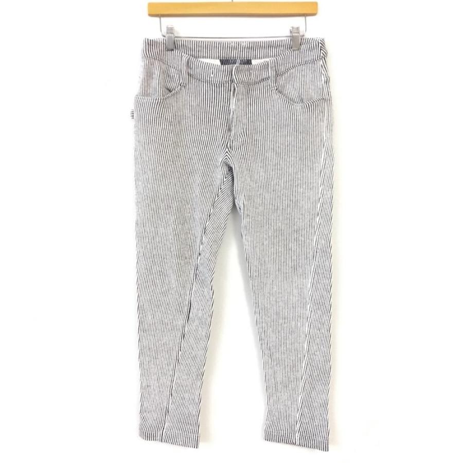 JACK BUNNY ネイビー ホワイトストライプ パンツ 70%OFF価格／Jack Bunny ジャックバニー パンツ 白×ネイビー