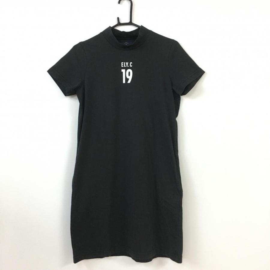 【美品】Callaway キャロウェイ　ゴルフ　ウェア ワンピース ブラック ☆30%OFF価格☆Callaway キャロウェイ 半袖ワンピース 黒 2019年