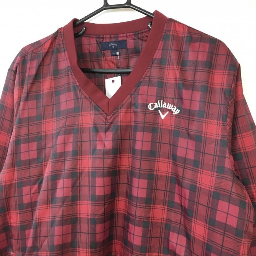 Callaway キャロウェイ 2WAY中綿スニード ボルドーレッド×黒 チェック