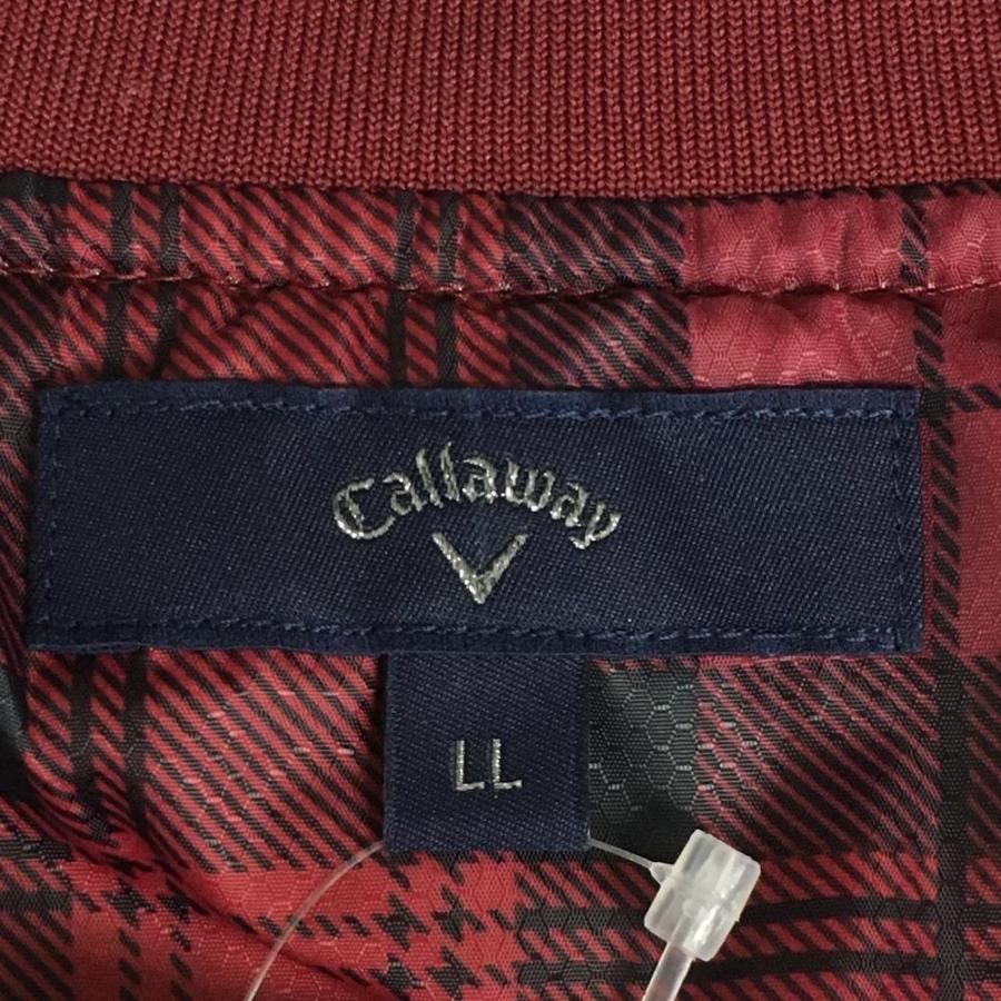 Callaway キャロウェイ 2WAY中綿スニード ボルドーレッド×黒 チェック