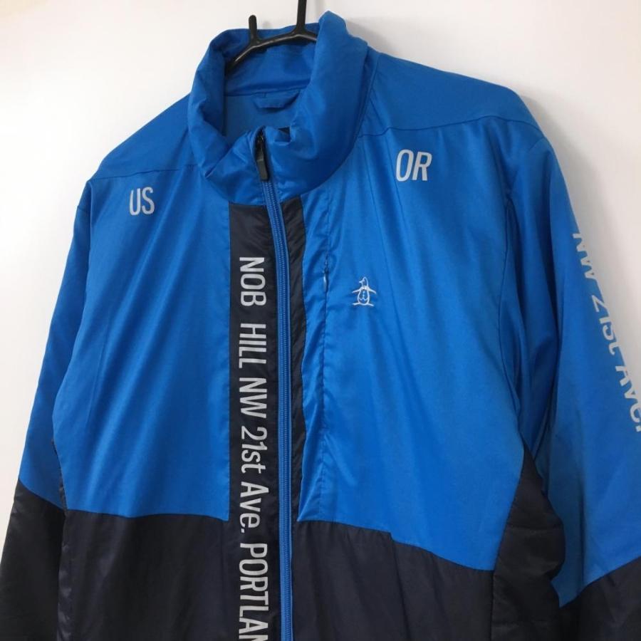 Munsingwear ゴルフウェア　ダウンジャケット 3Lネイビー 10%OFF価格／Munsingwear マンシングウェア ダウンジャケット ブルー