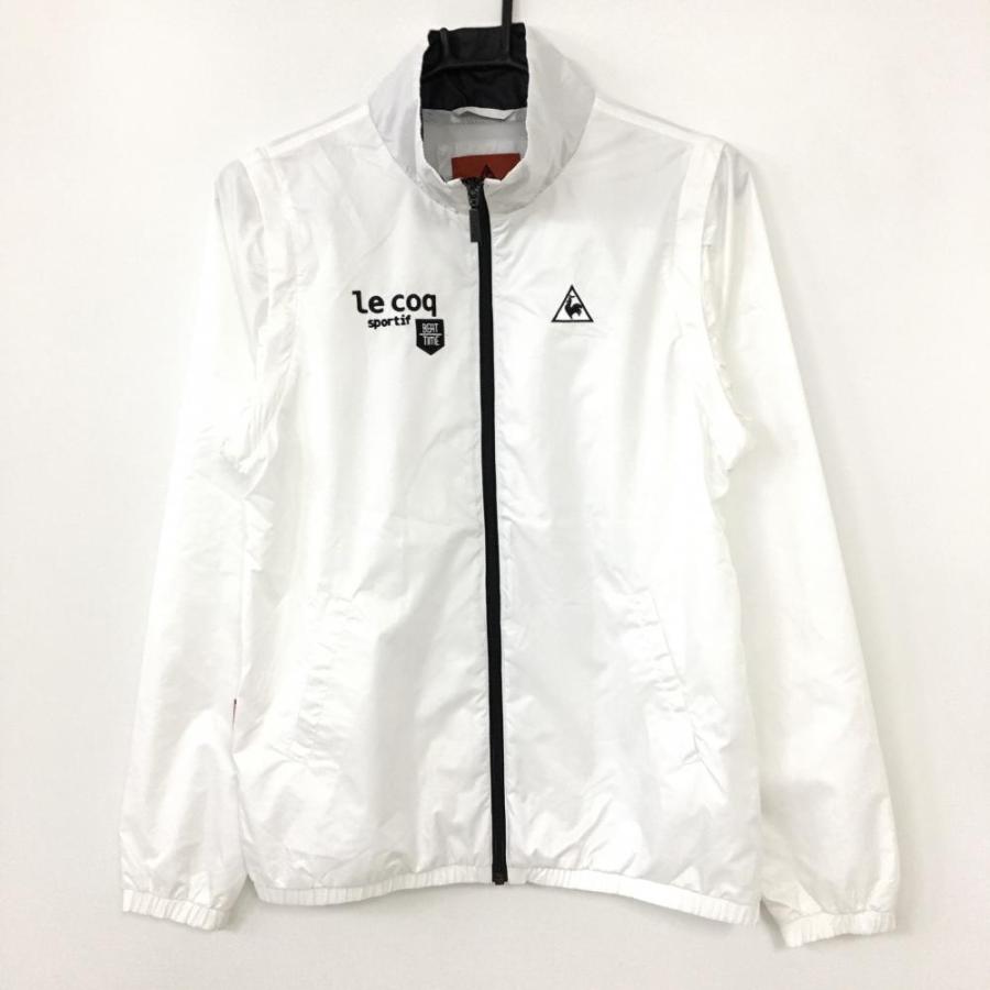 le coq sportif ルコック ジャケットブルゾン 白 2WAY袖着脱可