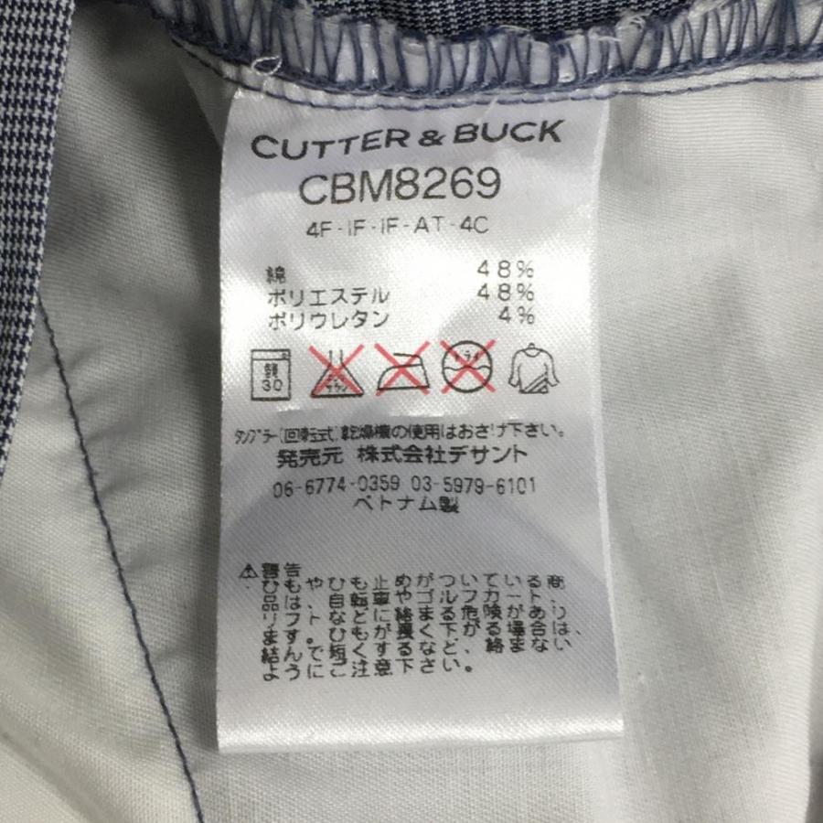25OFF価格／【超美品】CUTTER＆BUCK カッターアンドバック パンツ ネイビー ストレッチ 複数ポケット メンズ 85 ゴルフウェア 1240001074367レオナード