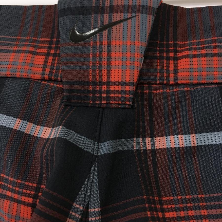 未使用級　NIKE GOLF ナイキゴルフ　チェック　オレンジ　大きいサイズ 35%OFF価格／(超美品)NIKE ナイキゴルフ パンツ グレー×オレンジ