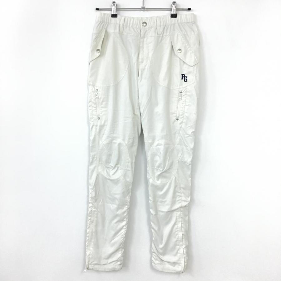 PEARLY GATES（パーリーゲイツ） パンツ 白 蓄熱裏地 裾ジップ