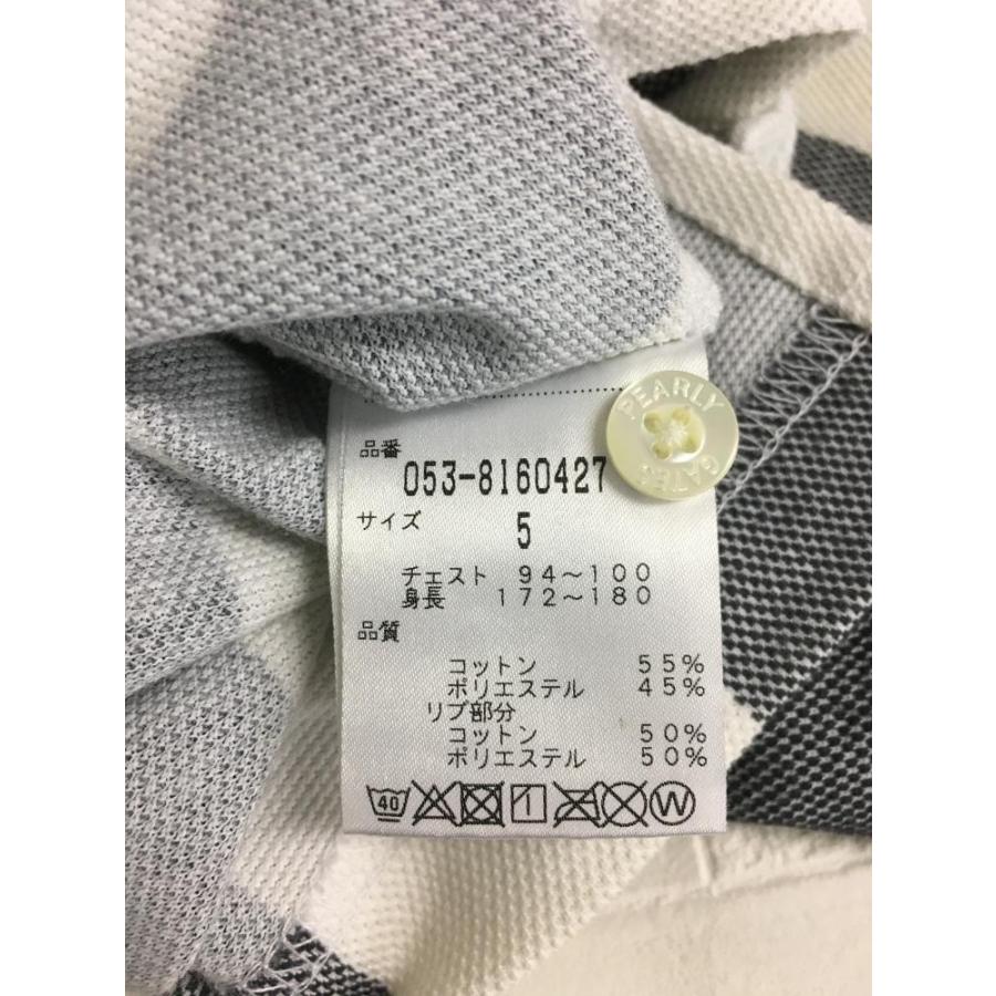 ☆20%OFF価格☆PEARLY GATES パーリーゲイツ 半袖ポロシャツ 白×グレー
