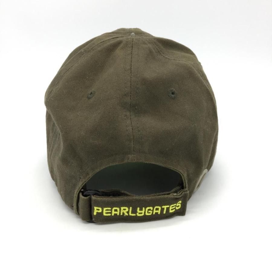 60%OFF価格／PEARLY GATES パーリーゲイツ キャップ カーキ×イエロー