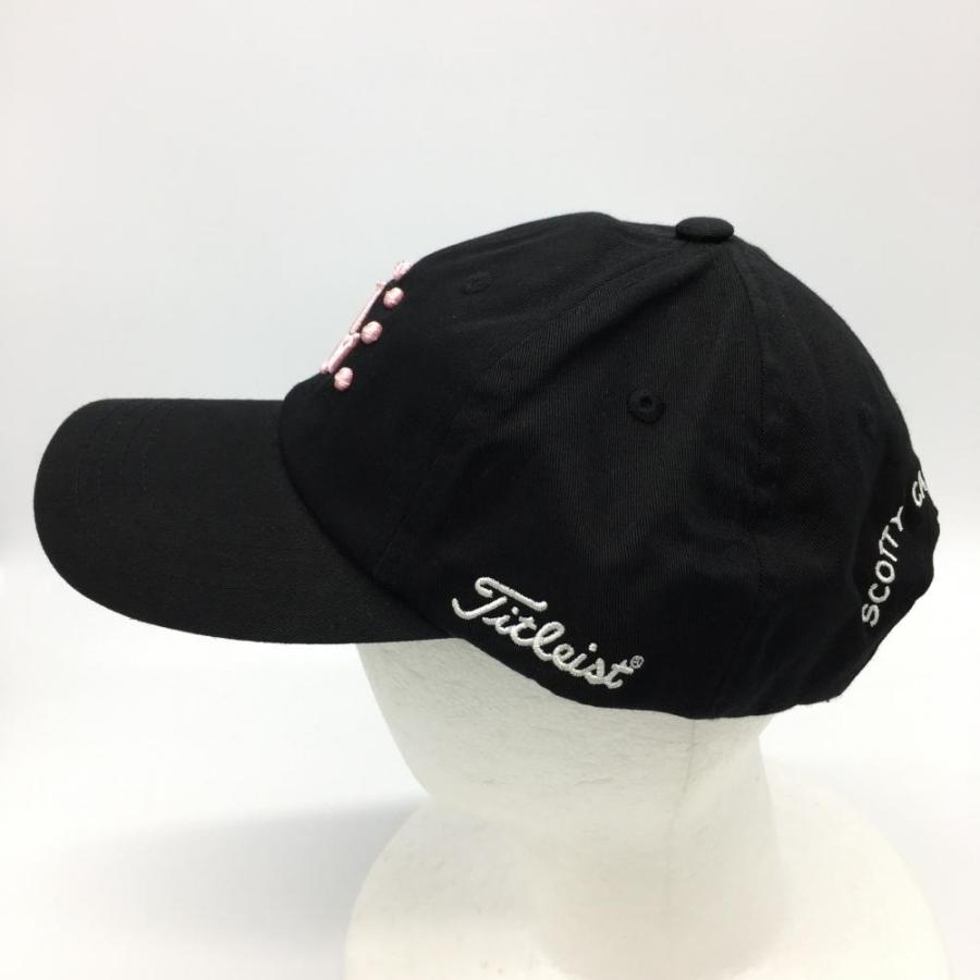 美品】Scotty Cameron スコッティキャメロン キャップ 黒×ライトピンク